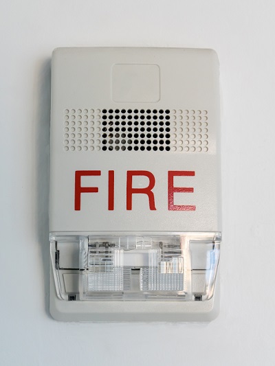 Flashing Smoke Alarm for Hearing Impaired