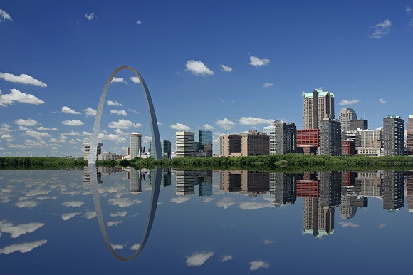 St. Louis, MO City Skyline